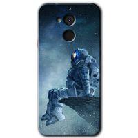 General Mobile GM 8 Kılıf HD Desen Baskılı Arka Kapak - Astronot Yalnızlığı