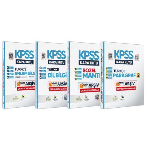 KPSS Türkçenin Kara Kutusu ÖSYM Soru Bankası Altın Set Konu Özetli Dijital Çözümlü