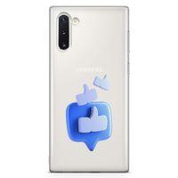 Samsung Galaxy Note 10 Kılıf Face Beğen Arka Kapak Koruma Desenli Full Koruyucu
