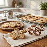 Kepçe İş Makinesi Hamur Şekillendirici Kurabiye Kalıbı Oyun Hamuru Kalıbı 8 cm