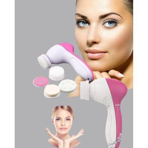 5 Başlıklı Yüz Masaj Aleti – Cilt Temizleme, Peeling, Siyah Nokta Ve Gözenek Bakımı