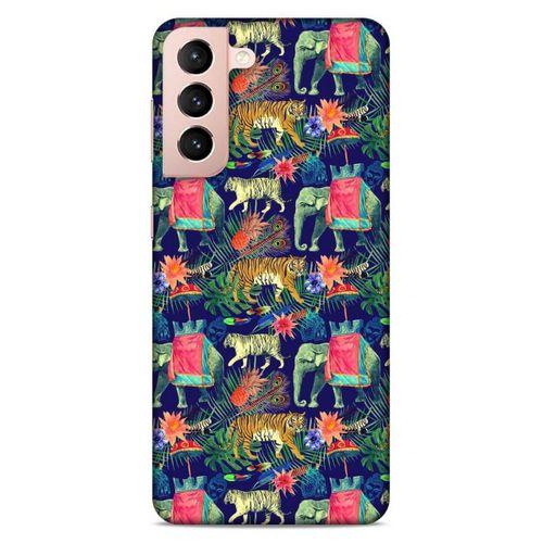 Lopard Samsung Galaxy S21 Uyumlu Kılıf Manipülasyon ☻ (4) Koruma Kılıfı Desenli