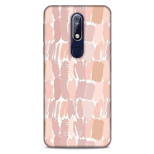 Nokia 7.1 Kılıf Pastel Renkler (18) Telefon Kılıfları Şeker Pembe
