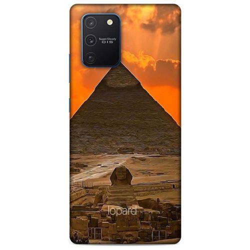 Samsung Galaxy S10 Lite Kılıf Dünya Mimarisi (25) Antişok Kapak Giza Piramitler Mısır