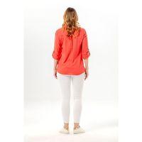 Uzun Kol Vual Avşar Yazlık Gömlek Mercan Mrcn