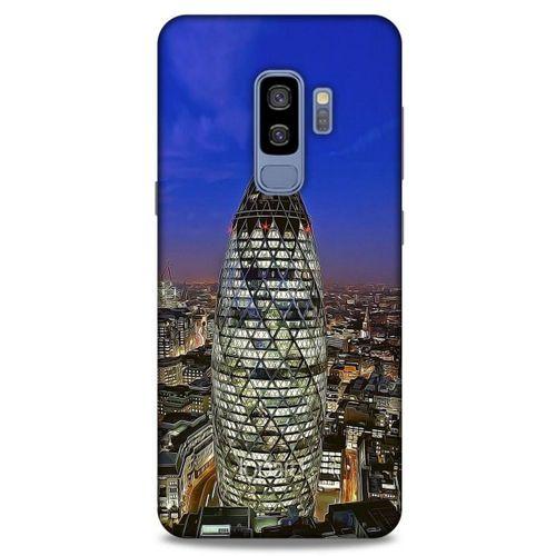 Samsung Galaxy S9 Plus Kılıf Dünya Mimarisi (34) Slim Armor Kılıf Mary Axe Londra