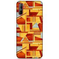 Lopard Oppo Realme C3 Uyumlu Kılıf Wood'X (44) Tough Armor Kılıf Desenli