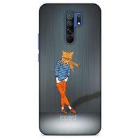 Xiaomi Redmi 9 Kılıf FunnyMaX (48) Bumper Kılıf Turuncu Tilki