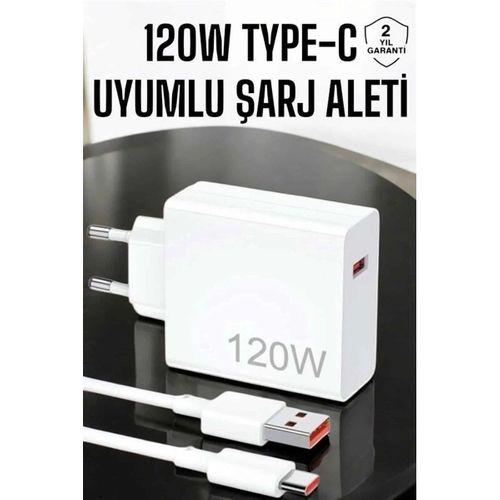 120w Şarj Aleti Type-c Uyumlu Turbo Şarj Aleti Yeni Nesil