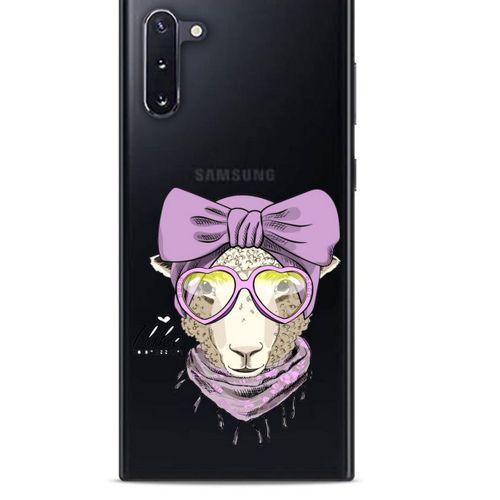 Zoologix (53) Samsung Galaxy Note 10 Şeffaf Kılıf Silikon Desenli