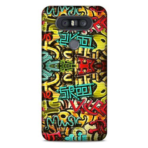 Graffitix (26) Desenli Silikon Kapak LG K41S - K51S Kılıf