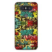 Graffitix (26) Desenli Silikon Kapak LG K41S - K51S Kılıf