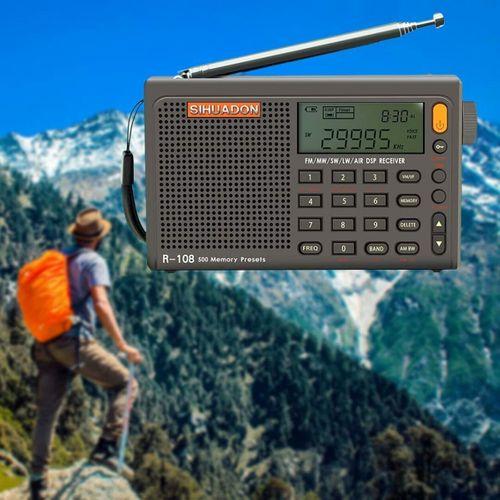 SIHUADON R-108 FM Stereo LW MW SW AIRband radyo