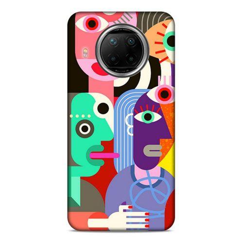 Lopard Xiaomi Redmi Note 9 Pro 5G Uyumlu Kılıf Soyut Sanat (14) Desenli Lansman Kılıf