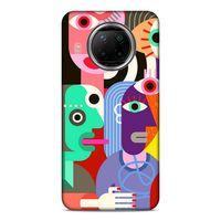 Lopard Xiaomi Redmi Note 9 Pro 5G Uyumlu Kılıf Soyut Sanat (14) Desenli Lansman Kılıf