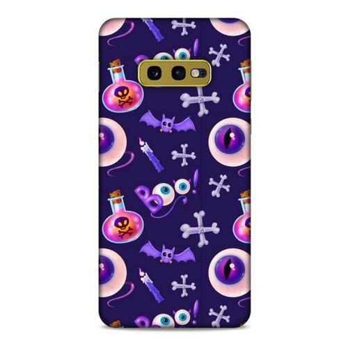 Samsung Galaxy S10e Uyumlu Kılıf Mor Delisi (21) Koruyucu Kapak Göz