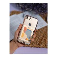 Iphone 8 Palermo Desenli Premium Electrolize Silikonlu Lila Telefon Kılıfı
