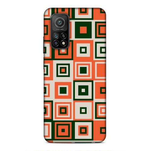 Xiaomi Mi 10T 5G Uyumlu Kılıf Insomnia (29) Arka Koruma Kılıfı Turuncu Siyah