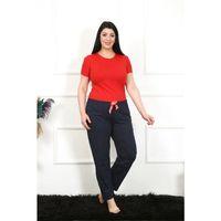Kadın Pamuklu Büyük Beden Alt Pijama Lacivert