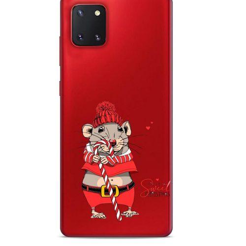 Zoologix (89) Samsung Galaxy Note 20 Şeffaf Kılıf Silikon Desenli