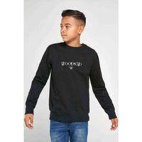 Woodkid Baskılı Unisex Çocuk Siyah Sweatshirt