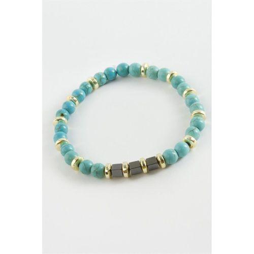 Turkuaz Doğaltaş Bileklik 6 mm