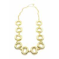 Metal Şekilli Kolye - Altın