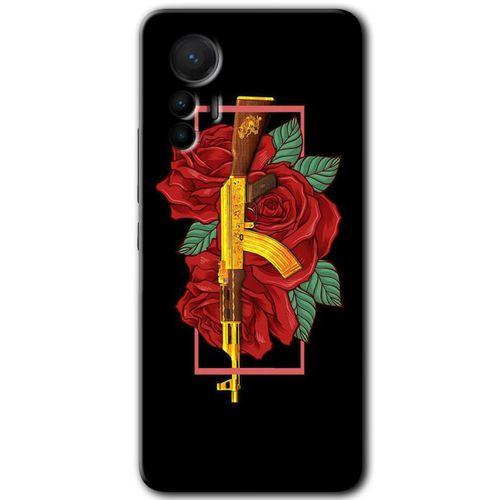 Potkal Hediye Fabrikası Xiaomi Mi 12 Lite HD Baskılı Kılıf + 9D Tam Ekran Koruyucu - Bedel