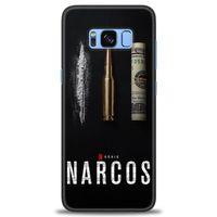 Samsung Galaxy S8 Kılıf HD Baskılı Kılıf - Narcos + Tam Ekran Koruyucu