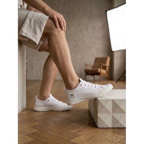 BA0248 BOA Beyaz Esnek Bağcıklı Ultra Hafif Nefes Alan Sneaker Ayakkabı