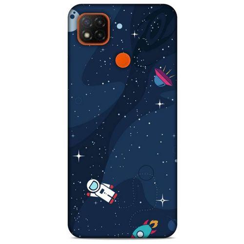 Xiaomi Redmi 9C Uyumlu Kılıf Mavi Delisi (23) Ultra Koruma Kılıfı Nasa