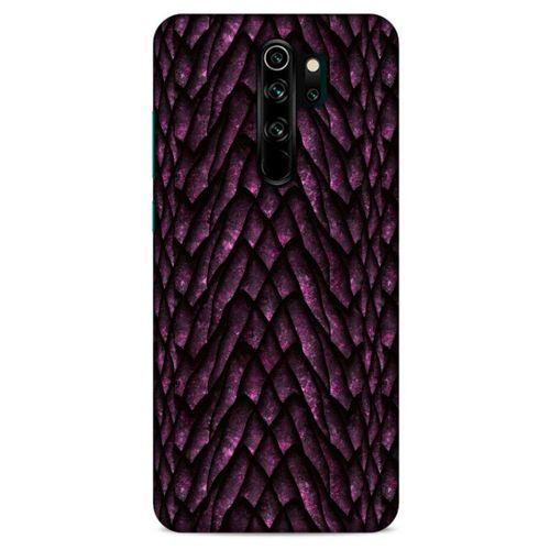 Xiaomi Redmi Note 8 Pro Kılıf Dragons (7) Telefon Kılıfı Ejderha Skin Bordo