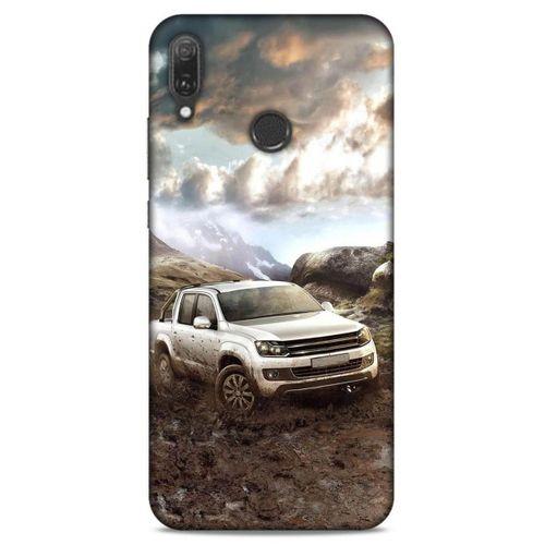 Lopard Huawei Y9 2019 Uyumlu Kılıf PickUpX (38) Neo Hybrid Kılıf Gri Amarok