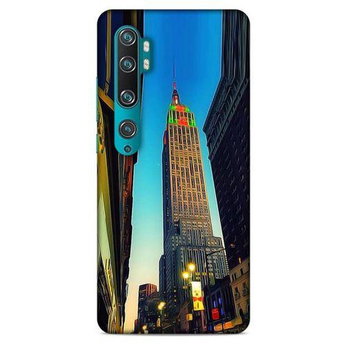 Xiaomi Mi Note 10 Pro Kılıf Dünya Mimarisi (6) Silikon Kılıf Empire State