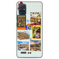 Lopard Samsung Galaxy A51 Uyumlu Kılıf Şehirli ※ (47) Mardin Crystal Flex Kılıf