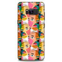 Lopard Samsung Galaxy S8 Uyumlu Kılıf Sürreal Yüzler ♀ (6) Silikon Kılıf Desenli