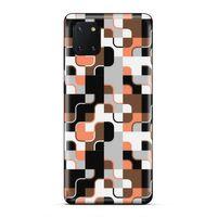 Huawei Y5P Uyumlu Kılıf Insomnia (47) Crystal Flex Kılıf Siyah Portakal