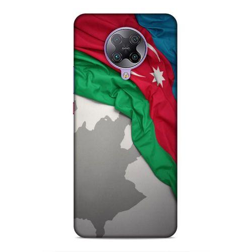 Xiaomi Redmi K30 Pro Uyumlu Kılıf Azarbaijan (9) Kılıf Kumaş Bayrak