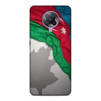 Xiaomi Redmi K30 Pro Uyumlu Kılıf Azarbaijan (9) Kılıf Kumaş Bayrak