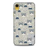 Lopard Apple iPhone XR Uyumlu Kılıf Kediler (25) Antişok Kapak Kış