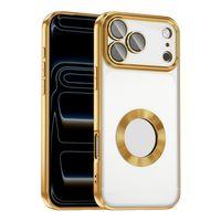 Apple iPhone 17 Pro Max Kılıf Kamera Korumalı Logo Gösteren Zore Omega Kapak
