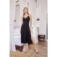 Dantelli Ve Dekolteli Yırtmaçlı Gecelik