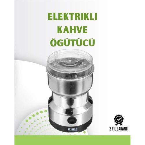 Kahve Ve Baharat Değirmeni | Kompakt, Hafif, Hızlı Öğütme, Şeffaf Kapaklı, Kolay Kullanım