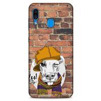 Animax Şapkalı Köpek Samsung Galaxy A30 Kılıf Desenli Silikon