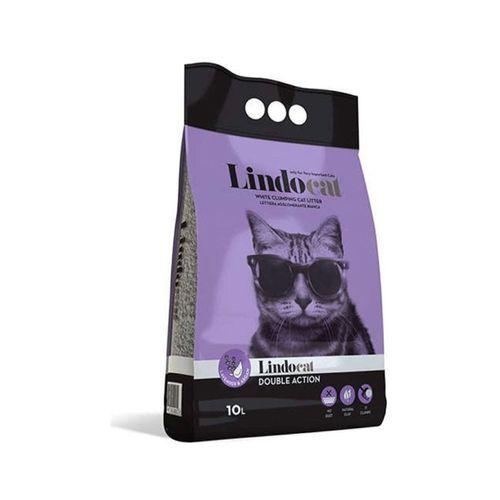 Lindo Cat Double Action Argan Yağı & Lavanta Kokulu Topaklanan Kedi Kumu 10L