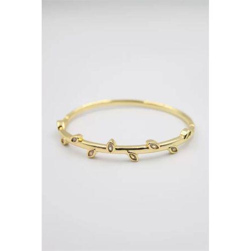 Taşlı Vip Bilezik - Altın