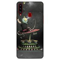 Lopard Samsung Galaxy A20s Uyumlu Kılıf Manipülasyon ☻ (44) Tough Armor Kılıf Desenli