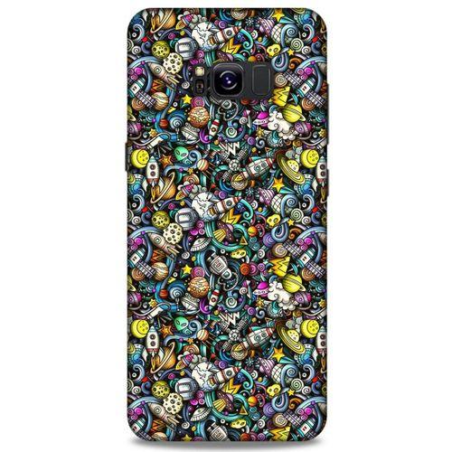 Graffitix (48) Desenli Silikon Kapak Samsung Galaxy S8 Plus Kılıf