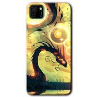 Huawei Y5P Kılıf HD Desen Baskılı Arka Kapak - Digital Dragon