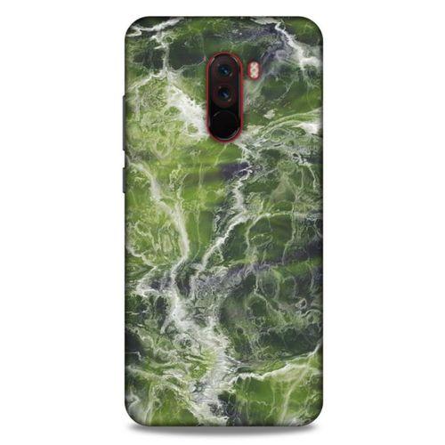 Xiaomi Pocophone F1 Uyumlu Kılıf Yeşil Delisi (10) Full Koruma Kılıfı Cami Yeşili